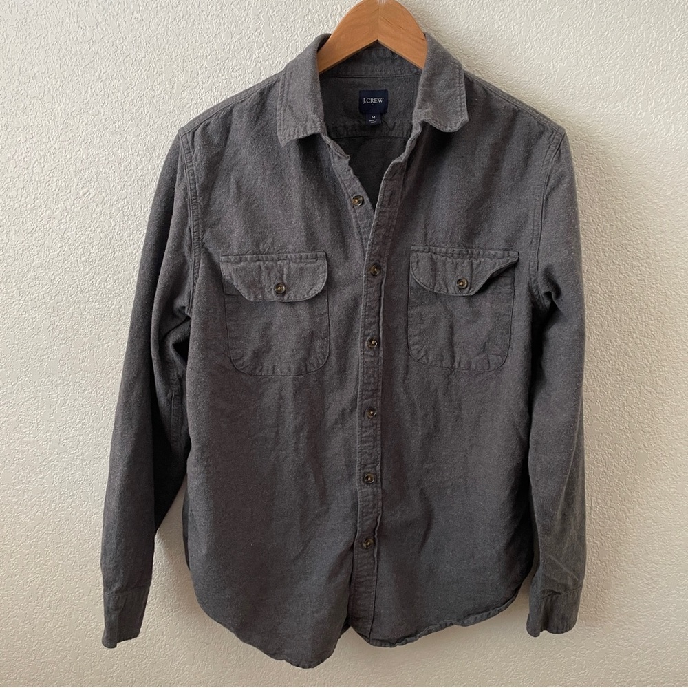 J. Crew Grey button down Shirt M